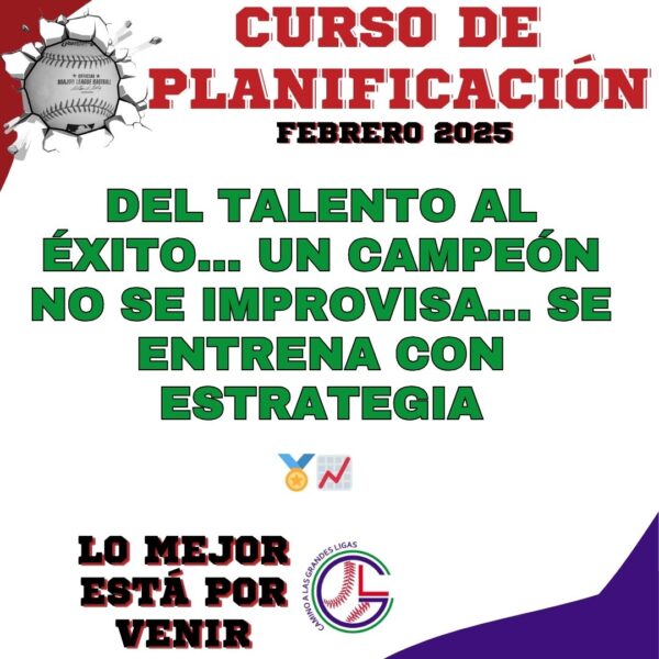 Curso de PLanificación del Entrenamiento en Béisbol